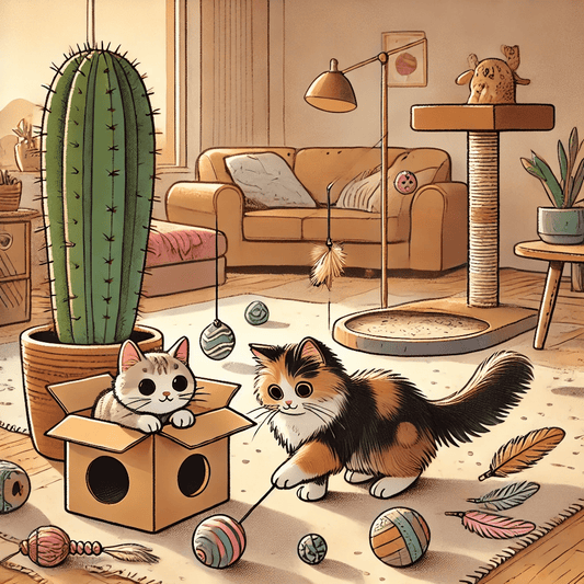 Jouets pour chats faits maison : Idées créatives pour Felix et Luna