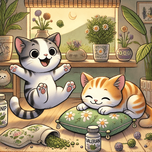 Chats et leurs parfums préférés : comment utiliser l'herbe à chat et autres odeurs