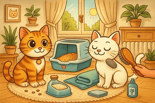 Hygiène à la maison : Propre & pleine de ronrons pour ton chat