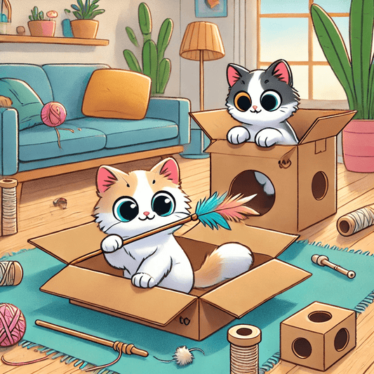 Jouets pour chats DIY : Des idées créatives pour plus de plaisir avec Felix et Luna